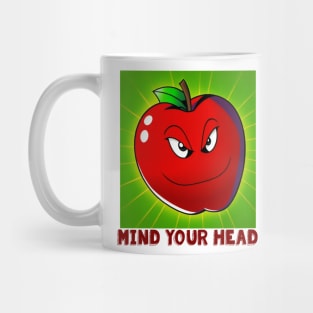 Apple Cartoon Funny Science Tee Mug